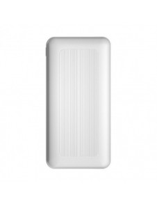 Dudao powerbank 20000 mAh Strömförsörjning 20 W Snabbladdning 3.0 2x USB / USB Typ C vit (K12PQ + vit)