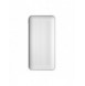 Dudao powerbank 20000 mAh Strömförsörjning 20 W Snabbladdning 3.0 2x USB / USB Typ C vit (K12PQ + vit)