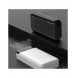 Dudao rymlig powerbank med 3 inbyggda kablar 20000mAh USB Typ C + micro USB + Blixtsvart (Dudao K6Pro +)