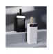 Dudao powerbank 30000 mAh 2x USB / USB-C med LED-ljus vit (K8s+ vit)