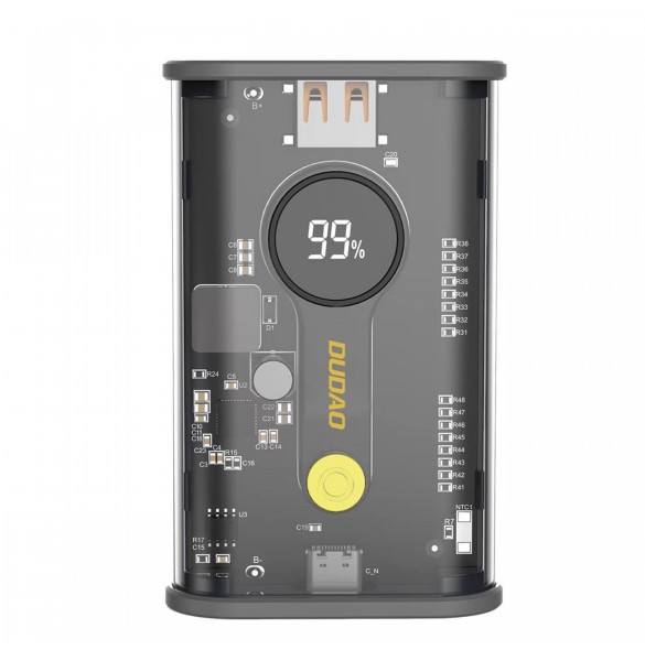 Dudao powerbank 20000mAh 1xUSB-A / 1xUSB-C 22,5W PD svart (K16Pro)