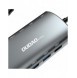 Dudao 11in1 multifunktionell HUB USB Typ C - USB Typ C PD 60 W / HDMI / 3,5 mm minijack / 1x USB 2.0 / SD-kortläsare micro S