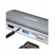 Dudao 11in1 multifunktionell HUB USB Typ C - USB Typ C PD 60 W / HDMI / 3,5 mm minijack / 1x USB 2.0 / SD-kortläsare micro S