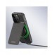 3 i 1 fodral för iPhone 14 Pro Max med MagSafe Wallet RFID Blockeringsställ Dux Ducis Rafi Mag - Svart