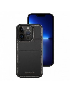 3-i-1 plånboksfodral med ställ för iPhone 13 Pro Max MagSafe RFID Blocker Dux Ducis Rafi Mag - Svart