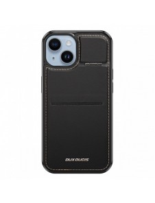 3-i-1 plånboksfodral med ställ för iPhone 14 Plus MagSafe RFID Blocker Dux Ducis Rafi Mag - Svart