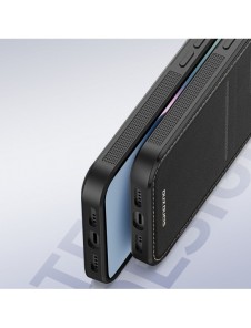 3-i-1 plånboksfodral med ställ för iPhone 14 Plus MagSafe RFID Blocker Dux Ducis Rafi Mag - Svart
