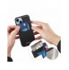 3-i-1 plånboksfodral med stativ för iPhone 15 MagSafe RFID Blocking Dux Ducis Rafi Mag - Svart