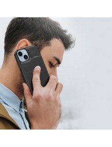 3-i-1 plånboksfodral med ställ för iPhone 15 Plus MagSafe RFID Blocker Dux Ducis Rafi Mag - Svart