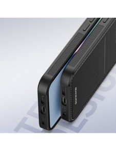 3-i-1 plånboksfodral med ställ för iPhone 15 Plus MagSafe RFID Blocker Dux Ducis Rafi Mag - Svart
