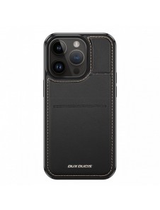 3-i-1 plånboksfodral med ställ för iPhone 15 Pro Max MagSafe RFID Blocker Dux Ducis Rafi Mag - Svart