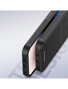 3-i-1 plånboksfodral med ställ för iPhone 15 Pro Max MagSafe RFID Blocker Dux Ducis Rafi Mag - Svart