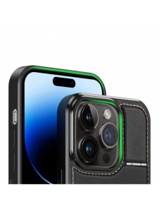 3-i-1 plånboksfodral med ställ för iPhone 15 Pro Max MagSafe RFID Blocker Dux Ducis Rafi Mag - Svart