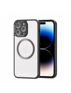Pansarfodral för iPhone 14 Pro kompatibel med MagSafe Dux Ducis Aimo Mag - svart