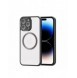 Pansarfodral för iPhone 14 Pro Max kompatibelt med MagSafe Dux Ducis Aimo Mag - svart