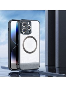 Pansarfodral för iPhone 14 Pro Max kompatibelt med MagSafe Dux Ducis Aimo Mag - svart