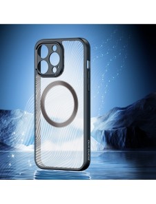 Pansarfodral för iPhone 14 Pro Max kompatibelt med MagSafe Dux Ducis Aimo Mag - svart