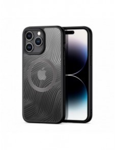 Pansarfodral till iPhone 15 Pro Max med MagSafe Dux Ducis Aimo Mag - svart