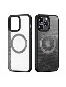 Pansarfodral till iPhone 15 Pro Max med MagSafe Dux Ducis Aimo Mag - svart