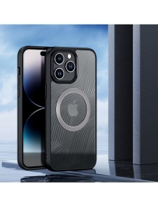 Pansarfodral till iPhone 15 Pro Max med MagSafe Dux Ducis Aimo Mag - svart