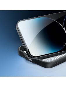Pansarfodral till iPhone 15 Pro Max med MagSafe Dux Ducis Aimo Mag - svart