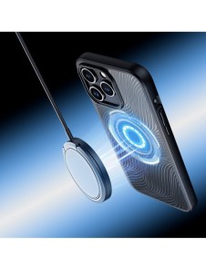 Pansarfodral till iPhone 15 Pro Max med MagSafe Dux Ducis Aimo Mag - svart