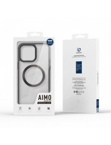 Pansarfodral till iPhone 15 Pro Max med MagSafe Dux Ducis Aimo Mag - svart