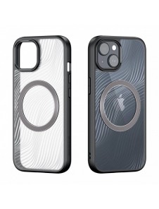 Pansarfodral till iPhone 15 med MagSafe Dux Ducis Aimo Mag - svart