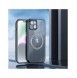 Pansarfodral till iPhone 15 med MagSafe Dux Ducis Aimo Mag - svart