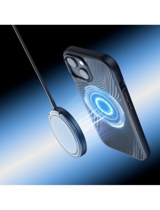 Pansarfodral till iPhone 15 med MagSafe Dux Ducis Aimo Mag - svart