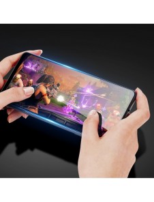 Dux Ducis 10D härdat glas 9H helskärmshärdat glas med ram Motorola Moto E32 svart (väskvänlig)