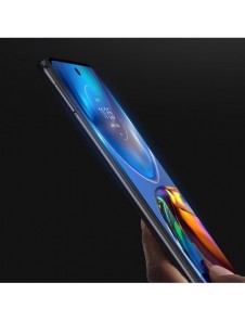 Dux Ducis 10D härdat glas 9H helskärmshärdat glas med ram Motorola Moto E32 svart (väskvänlig)