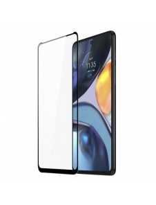 Dux Ducis 10D härdat glas 9H helskärmshärdat glas med ram Motorola Moto G22 svart (väskvänlig)