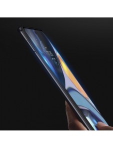 Dux Ducis 10D härdat glas 9H helskärmshärdat glas med ram Motorola Moto G22 svart (väskvänlig)