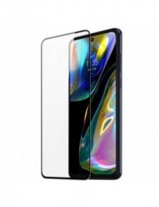 Dux Ducis 10D härdat glas 9H helskärmshärdat glas med ram Motorola Moto G52 svart (väskvänlig)