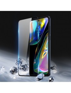 Dux Ducis 10D härdat glas 9H helskärmshärdat glas med ram Motorola Moto G52 svart (väskvänlig)