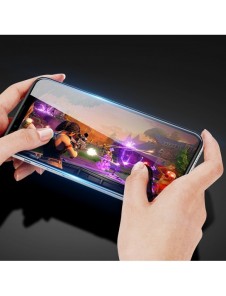 Dux Ducis 10D härdat glas helskärm 9H härdat glas med ram för iPhone 14 Plus svart (fodralvänlig)