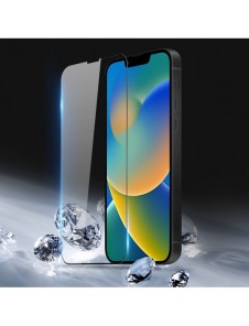 Dux Ducis 10D härdat glas helskärm 9H härdat glas med ram för iPhone 14 Plus svart (fodralvänlig)