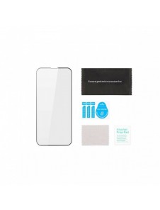 Dux Ducis 10D härdat glas helskärm 9H härdat glas med ram för iPhone 14 Plus svart (fodralvänlig)