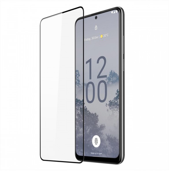 Dux Ducis 10D härdat glas Nokia X30 9H härdat glas med svart ram
