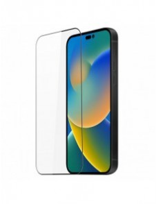 Dux Ducis 10D Tough Screen Protector i härdat glas täckt med ram för iPhone 14 Pro Max svart (väskvänlig)
