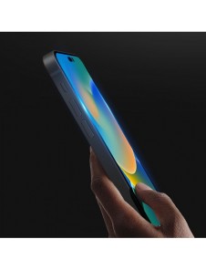 Dux Ducis 10D Tough Screen Protector i härdat glas täckt med ram för iPhone 14 Pro Max svart (väskvänlig)