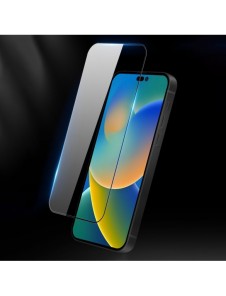 Dux Ducis 10D Tough Screen Protector i härdat glas täckt med ram för iPhone 14 Pro Max svart (väskvänlig)