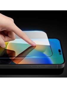 Dux Ducis 10D Tough Screen Protector i härdat glas täckt med ram för iPhone 14 Pro Max svart (väskvänlig)