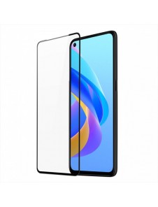 Dux Ducis 9D härdat glas 9H Helskärm Slitstarkt härdat glas med Oppo A76 / Oppo A36 / Realme 9i Ram Svart (väskvänlig)