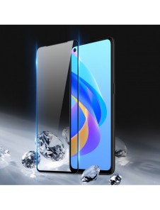 Dux Ducis 9D härdat glas 9H Helskärm Slitstarkt härdat glas med Oppo A76 / Oppo A36 / Realme 9i Ram Svart (väskvänlig)