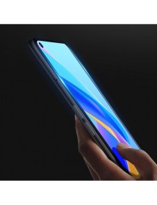 Dux Ducis 9D härdat glas 9H Helskärm Slitstarkt härdat glas med Oppo A76 / Oppo A36 / Realme 9i Ram Svart (väskvänlig)