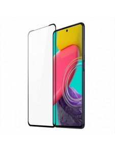 Dux Ducis 9D härdat glas helskärm 9H helskärmshärdat glas med ram för Samsung Galaxy M53 5G svart (fodralvänlig)