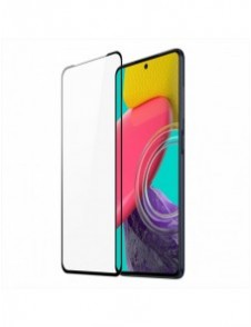 Dux Ducis 9D härdat glas helskärm 9H helskärmshärdat glas med ram för Samsung Galaxy M53 5G svart (fodralvänlig)