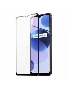 Dux Ducis 9D härdat glas helskärm 9H härdat glas med ram Realme C35 svart (väskvänlig)
